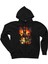 Manowar Hoev Siyah Fermuarlı Kapşonlu Sweatshirt 1