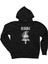 Deicide Design Siyah Fermuarlı Kapşonlu Sweatshirt 1