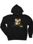 Minions And Gru Selfie Siyah Fermuarlı Kapşonlu Sweatshirt 1
