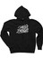 Harley Davidson Typography Siyah Fermuarlı Kapşonlu Sweatshirt 1