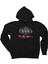 F1 Audi Logo 3D Siyah Fermuarlı Kapşonlu Sweatshirt 1