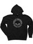 Harley Davidson Skull Logo Siyah Fermuarlı Kapşonlu Sweatshirt 1