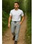 TrekFlex Erkek Gri Jogger Pantolon 1
