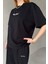 TKM-0051 Kahverengi Style Change Yazılı Tişört Paça Lastikli Pantolon Ikili Takım 5