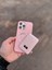 Iphone 16 Pro Max Pembe Taşlı Telefon Kılıfı ve Magsafe Kredi Kartlık Cüzdan Seti 1