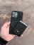 Iphone 11 Siyah Taşlı Telefon Kılıfı ve Magsafe Kredi Kartlık Cüzdan Seti 1