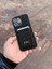 Iphone 16 Pro Siyah Taşlı Telefon Kılıfı ve Magsafe Kredi Kartlık Cüzdan Seti 2