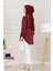 Monako Yaka Taşlı Tunik-Bordo 5