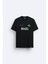 Brezilya Brazil Baskılı Bisiklet Yaka Normal Kalıp Siyah Tişört T-Shirt 1