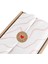 Kırmızı Kalpli Kraft Görünümlü Hand Made Teşekkürler Etiketi Paketleme ve Ürün Sticker 3
