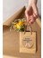 Bu Paket Mutluluk Içerir Kraft Görünümlü Paketleme ve Ürün Sticker Teşekkürler Etiketi 1