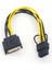 Btc Madenci Madenciliği Için Sata 15PIN - 8pin(6+2) Güç Adaptörü Kablosu 20CM (Yurt Dışından) 4