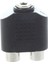 3,5 mm Dişi Jack - Çift Rca Dişi Fono Adaptör Konnektörü (Yurt Dışından) 3