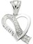 Gümüş Love Kalp Bayan Kolye 1