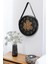 Premium Serisi Antik Eskitme Döner Çarklı Retro Tasarım 40 Santimetre Ev ve Ofis Duvar Saati Latin Rakamlı Siyah 3