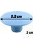 Mantar Kulp Düğme 1 Adet Mobilya Dolabı Çekmece Mutfak Dolap Kulpu Kulbu Plastik Mavi 3