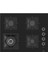SC405-WFA Flameart Siyah Bğz. Döküm Izg. 65 cm Cam Ocak 1