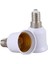 5 Adet E14, E27 Adaptör Tabanı Vidalı LED Ampul Ampul Soket Dönüştürücü, Beyaz (Yurt Dışından) 2