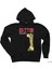 LED Zeppelin Siyah Fermuarlı Kapşonlu Sweatshirt 1