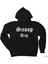 Snoop Dogg Text Siyah Fermuarlı Kapşonlu Sweatshirt 1