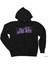 Black Sabbath Logo Siyah Fermuarlı Kapşonlu Sweatshirt 1