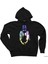 Nirvana Kurt Cobain Colored Siyah Fermuarlı Kapşonlu Sweatshirt 1