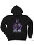 Black Panther Wakanda Forever Power Siyah Fermuarlı Kapşonlu Sweatshirt 1