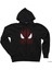 Spiderman Nets Siyah Fermuarlı Kapşonlu Sweatshirt 1