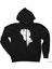 Ekko Siyah Fermuarlı Kapşonlu Sweatshirt 1