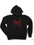 Spiderman Suit Siyah Fermuarlı Kapşonlu Sweatshirt 1