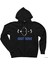 Yay Burcu Sagittarius Siyah Fermuarlı Kapşonlu Sweatshirt 1