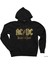 Ac Dc Rock Or Bust Siyah Fermuarlı Kapşonlu Sweatshirt 1