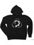 Command Conquer Logo 4 Siyah Fermuarlı Kapşonlu Sweatshirt 1