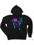 League Of Legends Kda Siyah Fermuarlı Kapşonlu Sweatshirt 1
