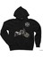 West Coast Chopper Siyah Fermuarlı Kapşonlu Sweatshirt 1