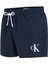Drawstring Logo Yazılı Deniz Şort 2