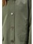 Haki Oversize Casual Midi Trençkot 4