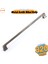 Gediz Metal Antik Nikel Inox 320 mm 32 cm Mobilya Çekmece Mutfak Dolabı Dolap Kapak Kulp Kulb Kulpu 1