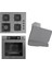 Flameart Sc Serisi Gri Set (SC408-WFA + XE64CPR +D082 ) - 65 Cm'lik Kare Döküm Izgara-Wok 1