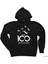 The 100 Siyah Fermuarlı Kapşonlu Sweatshirt 1