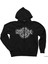 Hard Rock Cafe Glow Siyah Fermuarlı Kapşonlu Sweatshirt 1