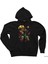 Dark Crystal Siyah Fermuarlı Kapşonlu Sweatshirt 1