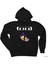 Tool Colors Eye Siyah Fermuarlı Kapşonlu Sweatshirt 1