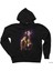 Kobe Angel Siyah Fermuarlı Kapşonlu Sweatshirt 1