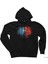 Spiderman Black Red Siyah Fermuarlı Kapşonlu Sweatshirt 1
