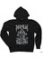 Napalm Death Skeleton Siyah Fermuarlı Kapşonlu Sweatshirt 1