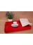 Tutma Saplı Kırmızı Pleksi Tepsi 35X25 cm Servis, Kahve, Çay, Sunum ve Hediyelik Tepsi 3mm 1