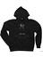 5 Seconds Of Summer Jet Black Heart Siyah Fermuarlı Kapşonlu Sweatshirt 1