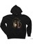 Aslan Kovboy Siyah Fermuarlı Kapşonlu Sweatshirt 1