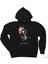 Metallica James Hetfield Microphone Siyah Fermuarlı Kapşonlu Sweatshirt 1